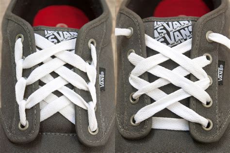 unique ways to lace vans.